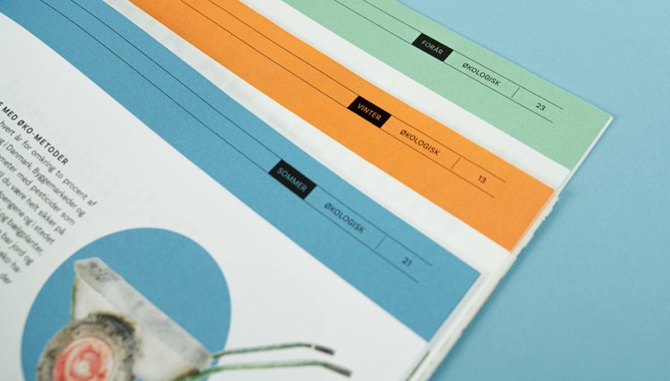 Du kan følge årstidernes gang i magasindesignet